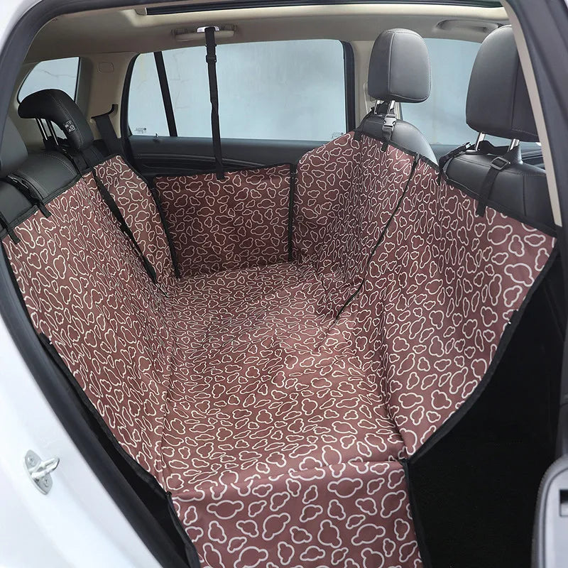 Waterproof dog seat cover detail